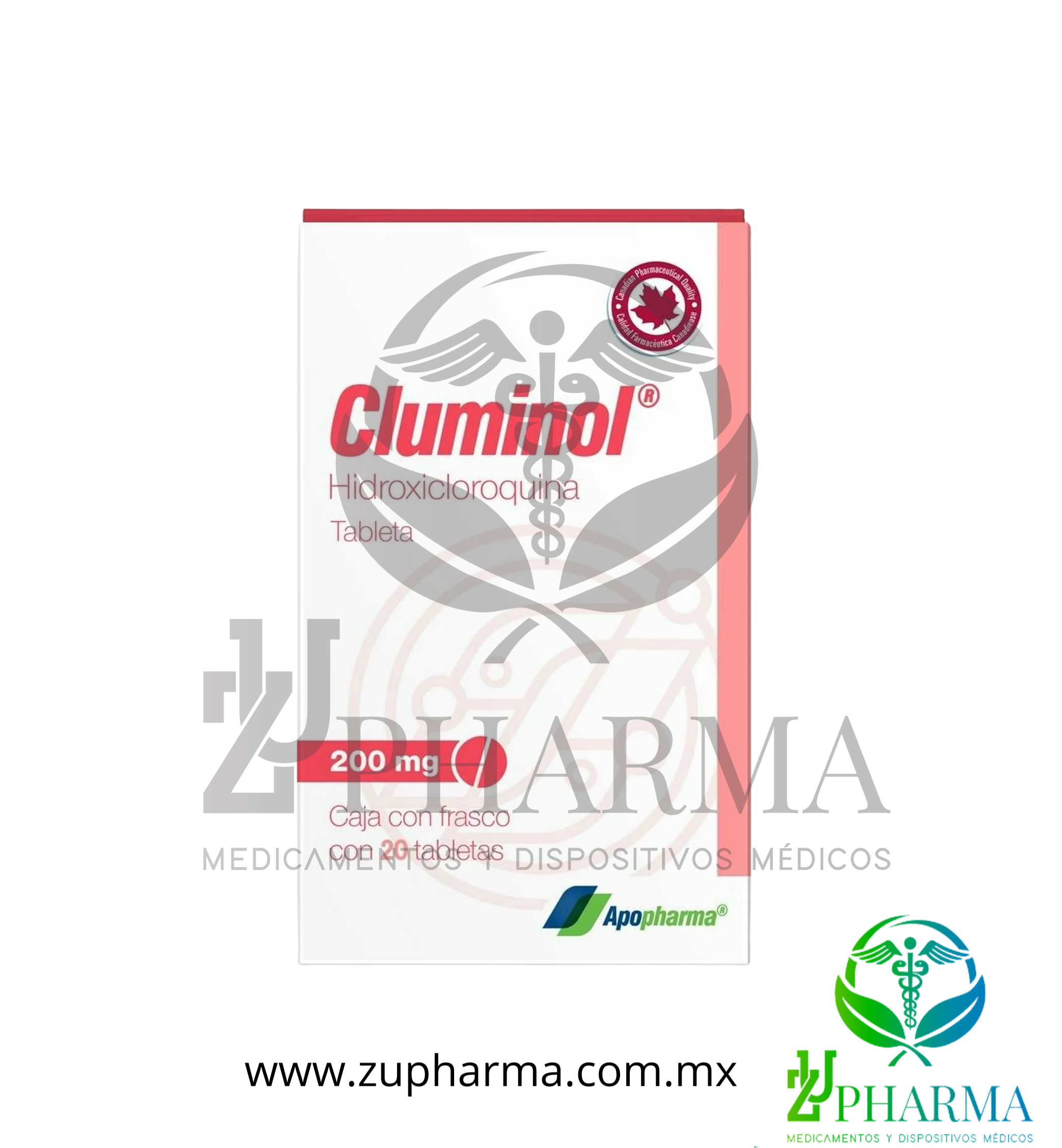 CLUMINOL Hidroxicloroquina 200 mg Tabletas c/20