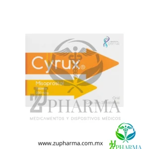 Cyrux (Misoprostol) 200 mcg Caja con 28 Tabletas - Laboratorios Serral