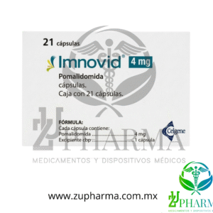 Imnovid (Pomalidomida) 4 mg Caja con 21 Cápsulas - Celgene