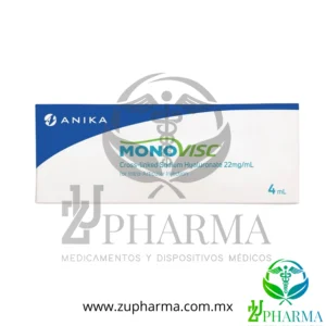 Monovisc (Hialuronato de Sodio Reticulado) 22 mg/mL Jeringa 4 mL Dosis Única - Anika