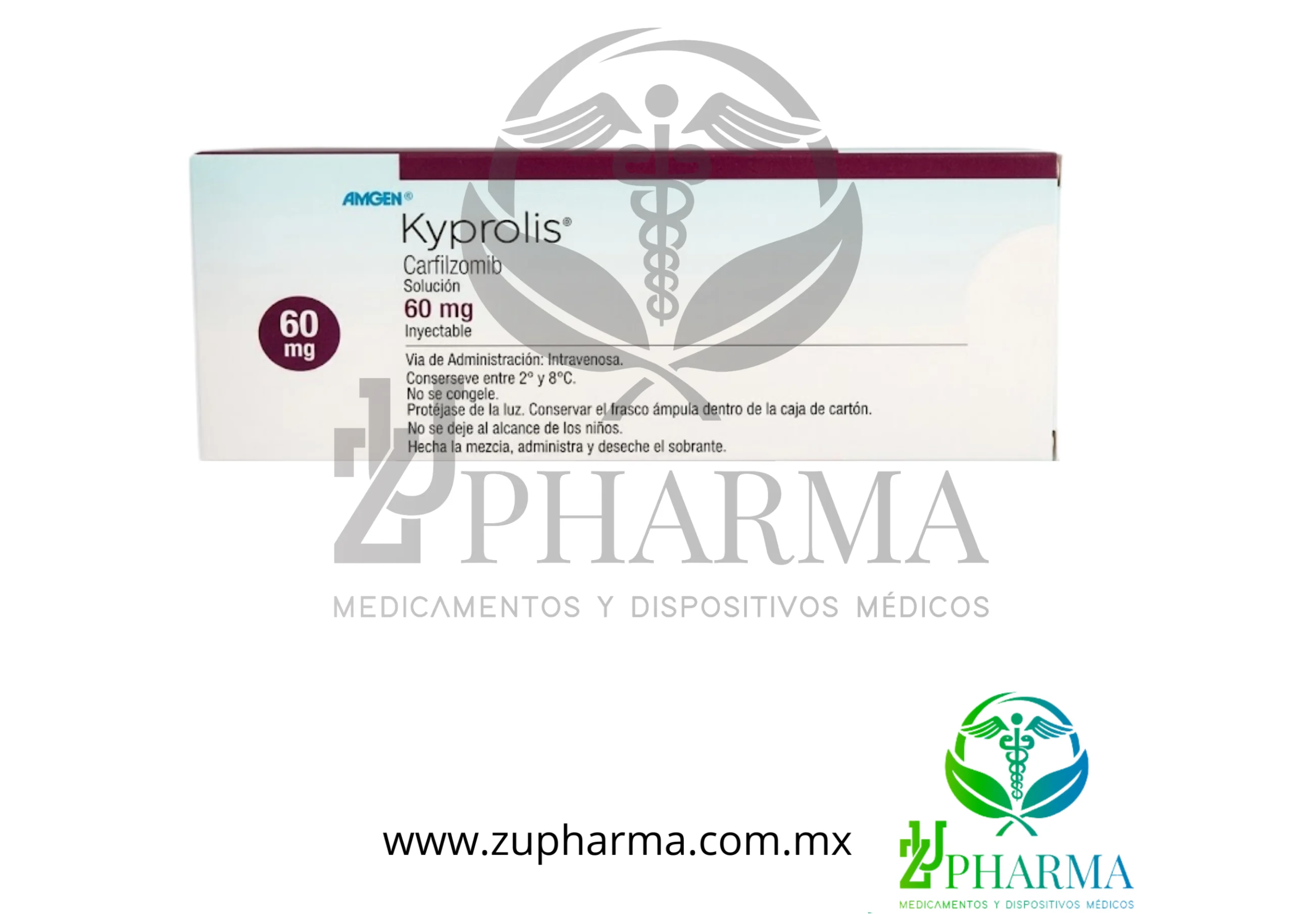 Kyprolis (Carfilzomib) 60 mg Solución Inyectable Frasco Ámpula - Amgen