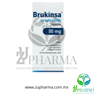 Brukinsa (Zanubrutinib) 80 mg Caja con Frasco con 120 Cápsulas - BeiGene