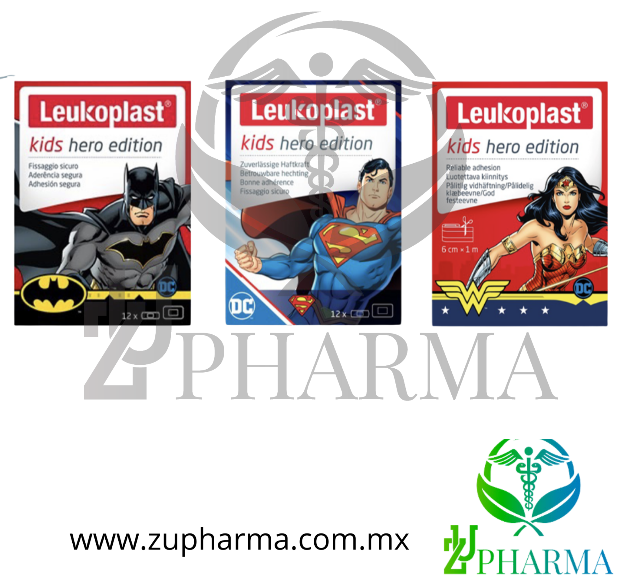 Leukoplast Kids Hero Edition Curas y Cinta Impermeables Infantiles - BSN Medical