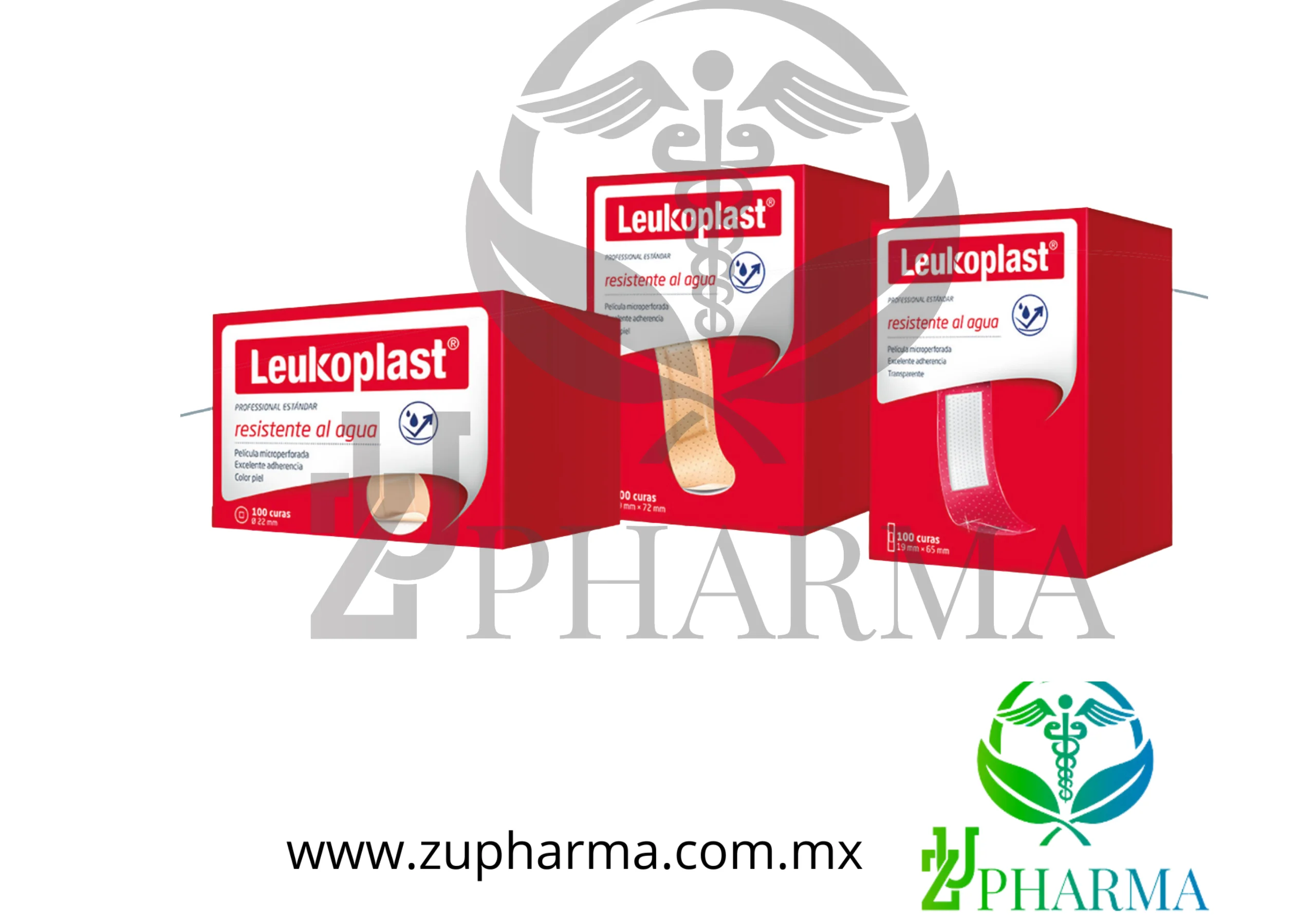 Leukoplast Resistente al Agua Parches Adhesivos (Curitas) - BSN Medical