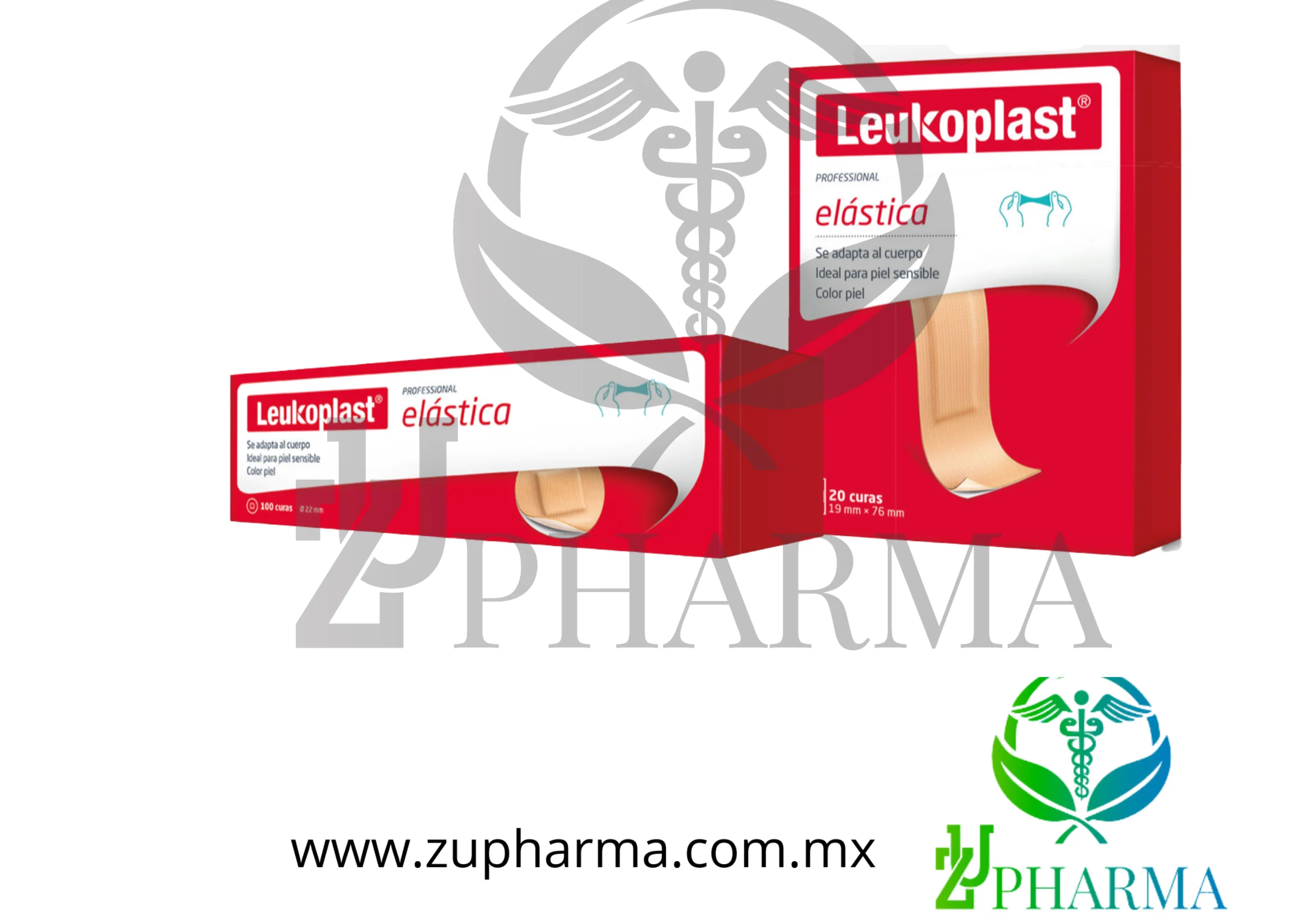 Leukoplast Elástica Parches Adhesivos (Curitas) para Piel Sensible - BSN Medical