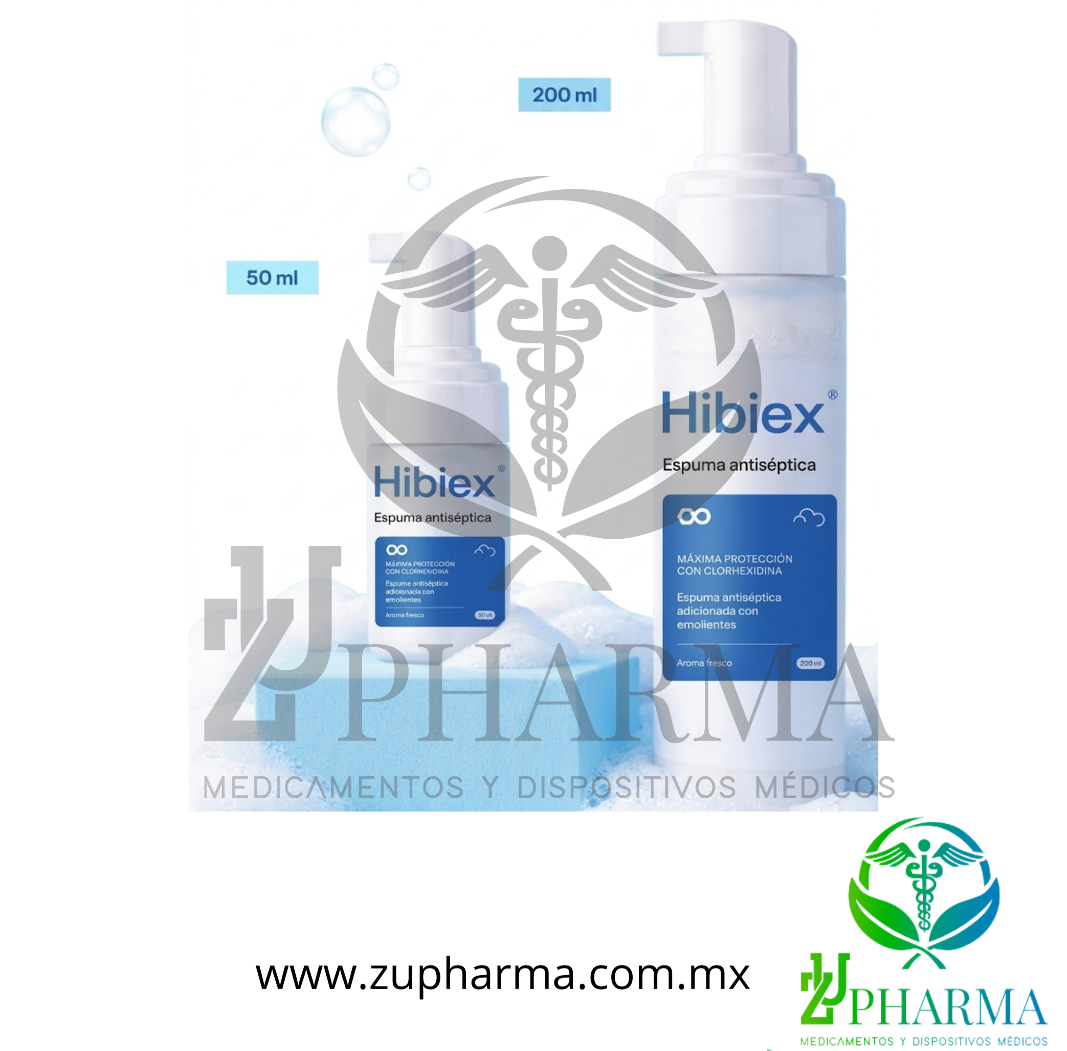 Hibiex Espuma Antiséptica con Clorhexidina y Emolientes - Proface