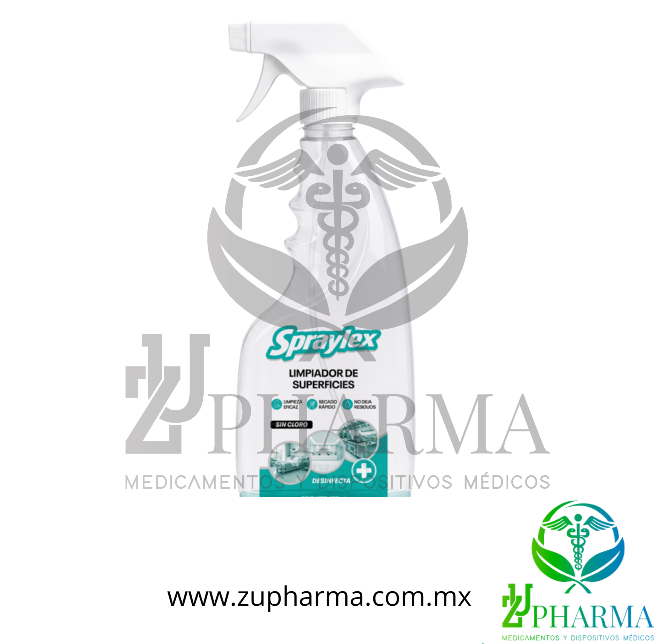 Spraylex (Alcohol Isopropílico 70%) Limpiador de Superficies Spray 600 ml - Proface