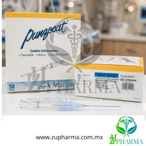 Punzocat (22G x 25 mm) Catéter Intravenoso Periférico Radiopaco - Equipos Médicos Vizcarra