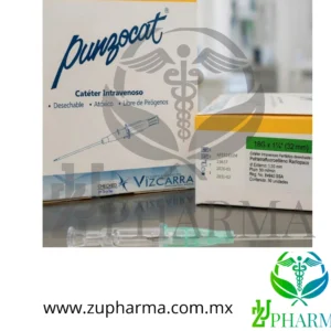 Punzocat (18G 1 1/4" x 32 mm) Catéter Intravenoso Periférico Radiopaco - Equipos Médicos Vizcarra
