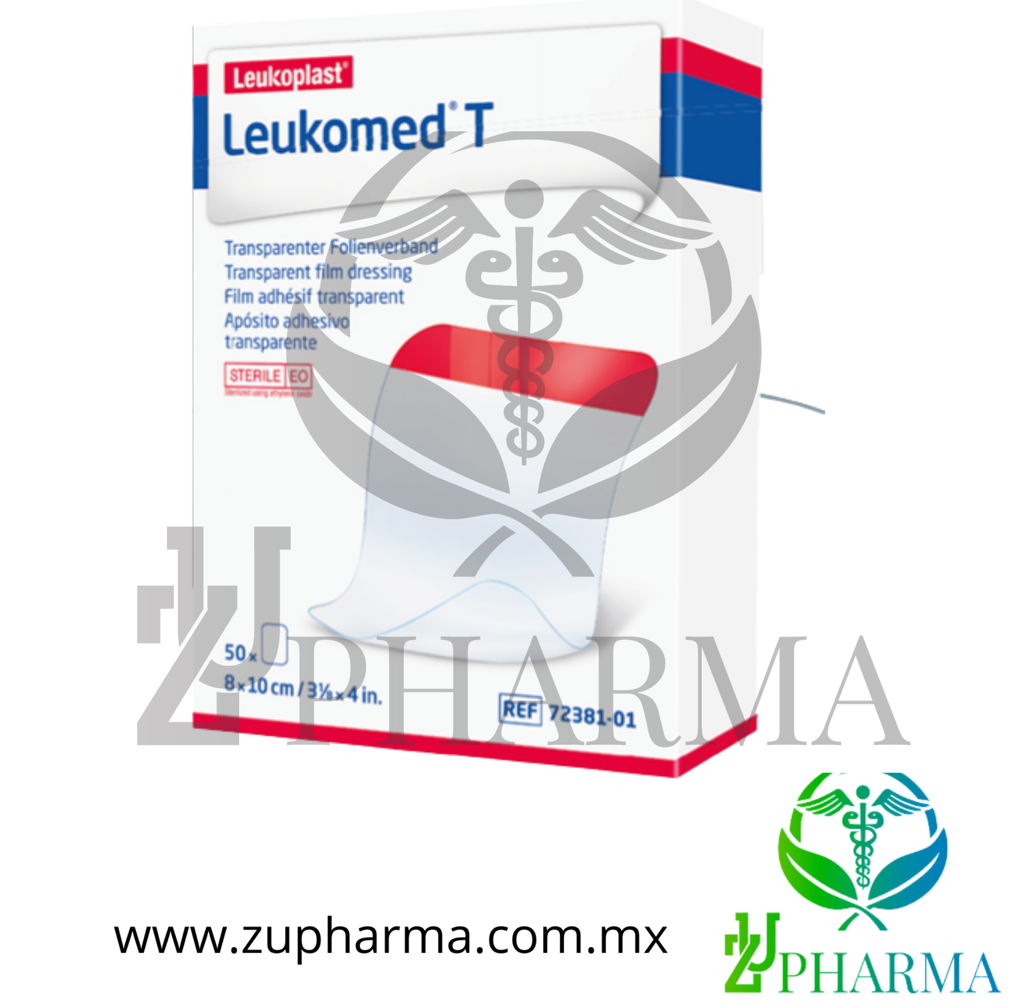Leukomed T Apósito Adhesivo Transparente Estéril de Poliuretano - BSN Medical