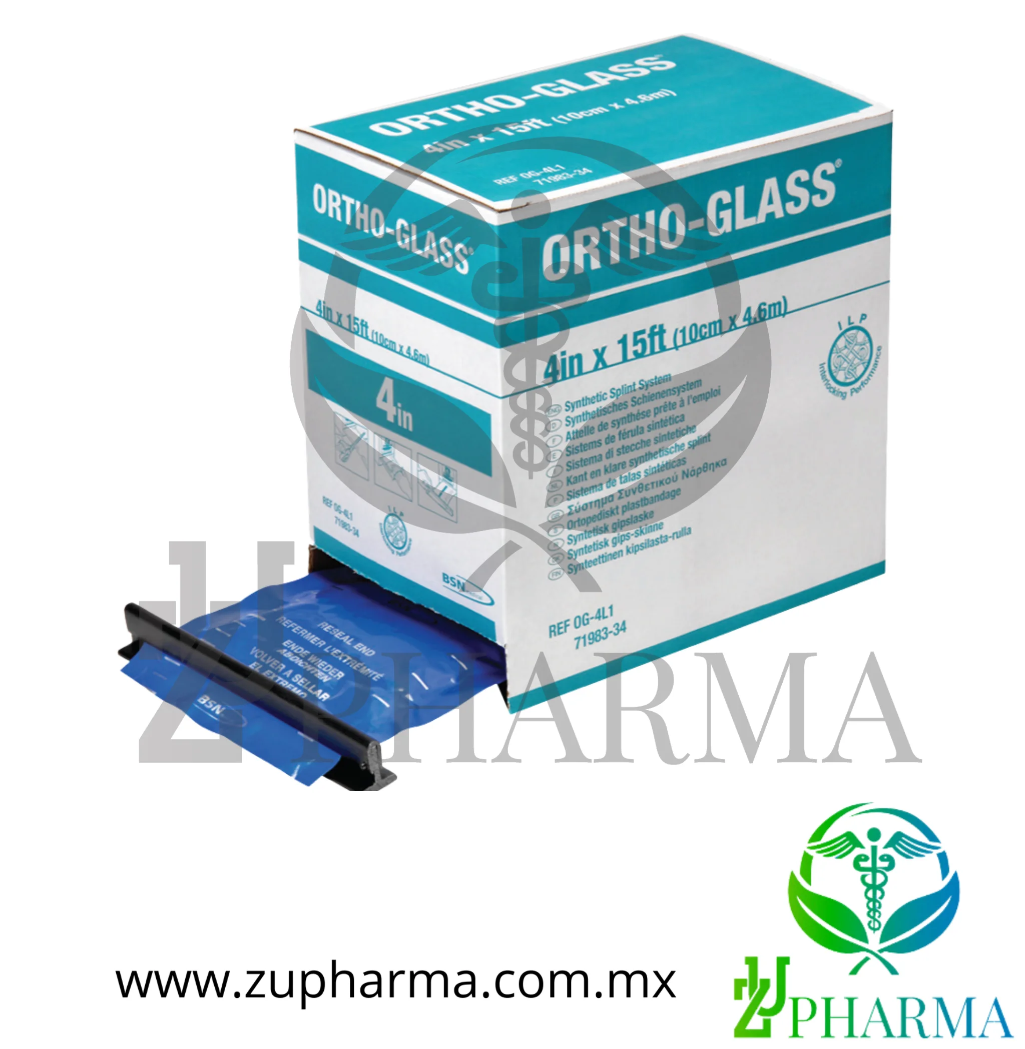Ortho-Glass® Vendaje Sintético de Fibra de Vidrio para Férulas - BSN Medical