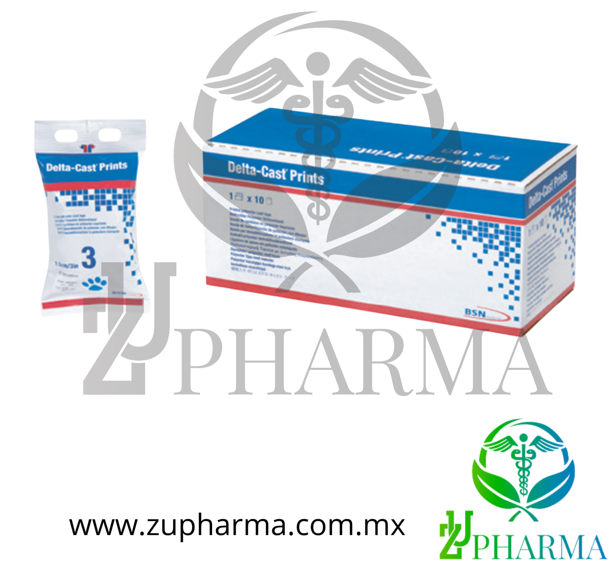 Delta-Cast® Prints Venda Sintética de Fibra de Poliéster Estampado - BSN Medical