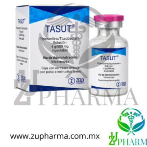 TASUT® Piperacilina / Tazobactam 4 g / 500 mg Solución Inyectable - Zeux Lifesciences