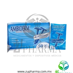Rastrillo Quirúrgico Ambiderm® de Acero Inoxidable con Teflón – Caja con 50 Piezas