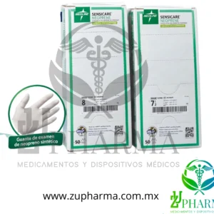 Guantes de Examen de Neopreno Sintético Medline® SensiCare® Neoprene (Sin Polvo, No Estériles)