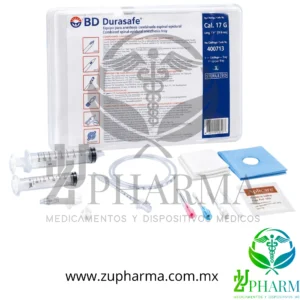 Kit para Anestesia Combinada Espinal-Epidural BD Durasafe™ Cal. 17 G x 3 ½" (REF 400713) – Equipo Estéril