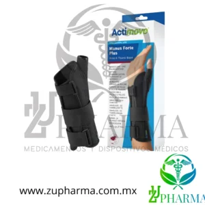 Muñequera Con Pulgar Actimove® Manus Forte Plus (Mano Derecha e Izquierda – Tallas CH-M, G-XG) – Ortopedia y Rehabilitación