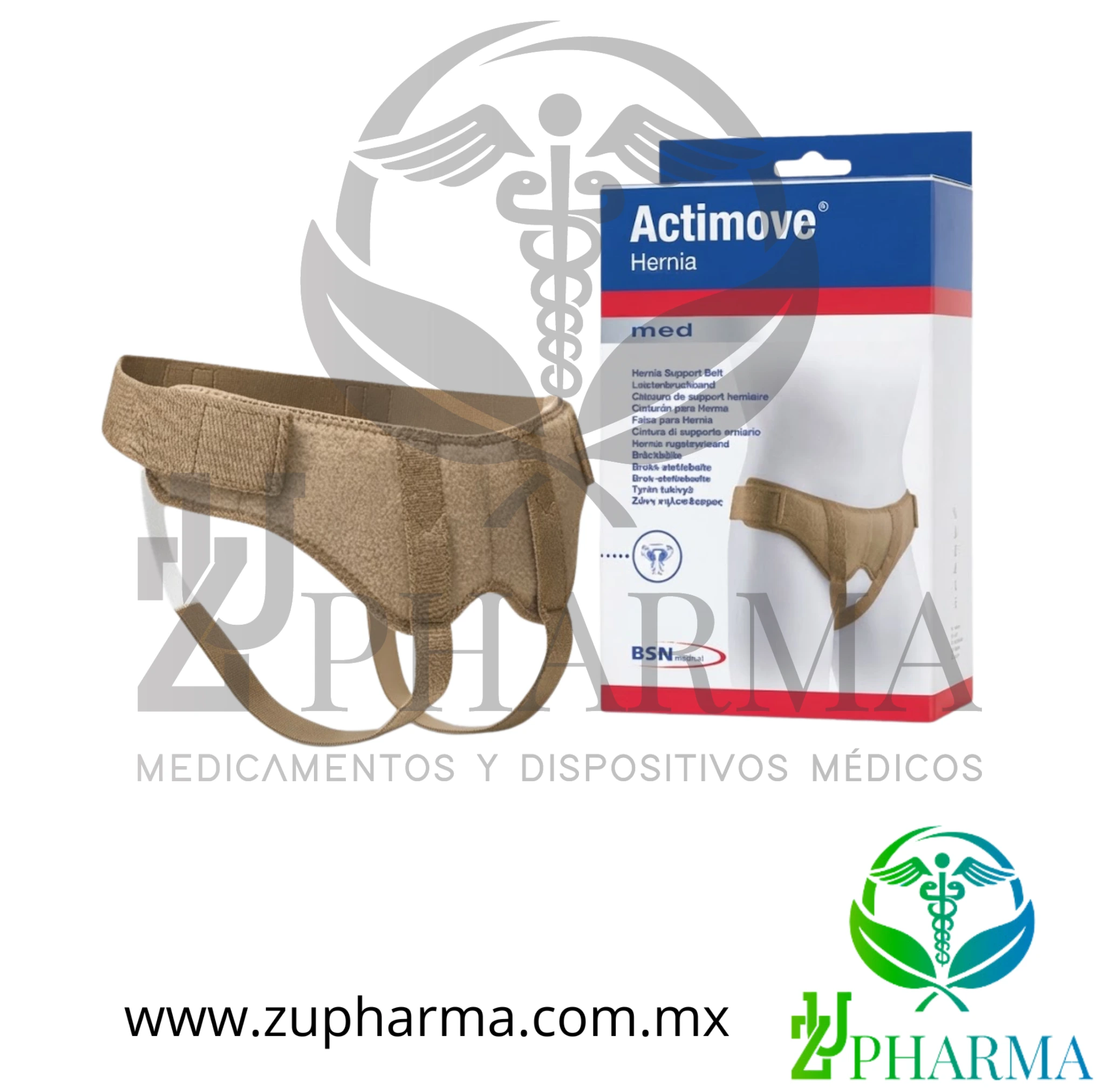 Soporte para Hernia Inguinal Actimove® Hernia (Unilateral y Bilateral – Tallas CH, M, G) – Ortopedia y Rehabilitación